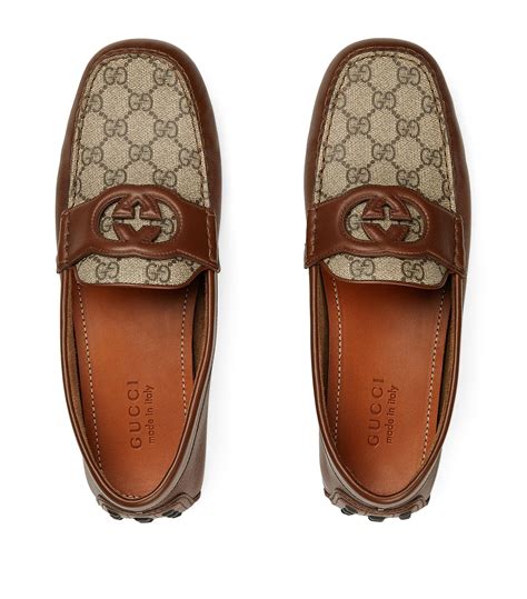 gucci women's driver shoes|gucci signature leather driver shoes.